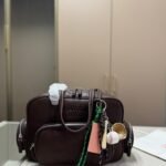 MIU Bowling Bag Brown Leather – Bag
