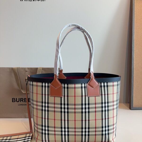BBR Vintage Check Pocket Tote - Bag