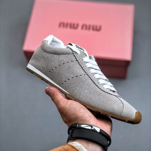 MIU City Sneakers Grey Suede - Sneakers