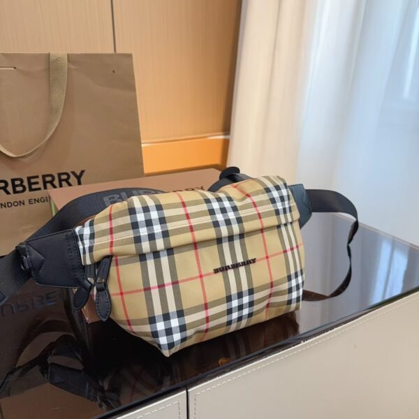 BBR Vintage Check Belt Bag Beige Check - Bag