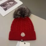 MCL Cable Knit Beanie Red – Hat