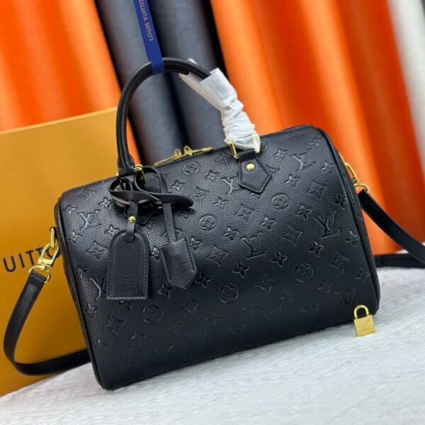 LV Speedy Bandoulière 25 Monogram Empreinte Black - Bag