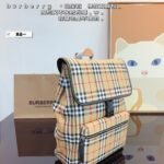 BBR Vintage Check Backpack – Zaino – Cuoio