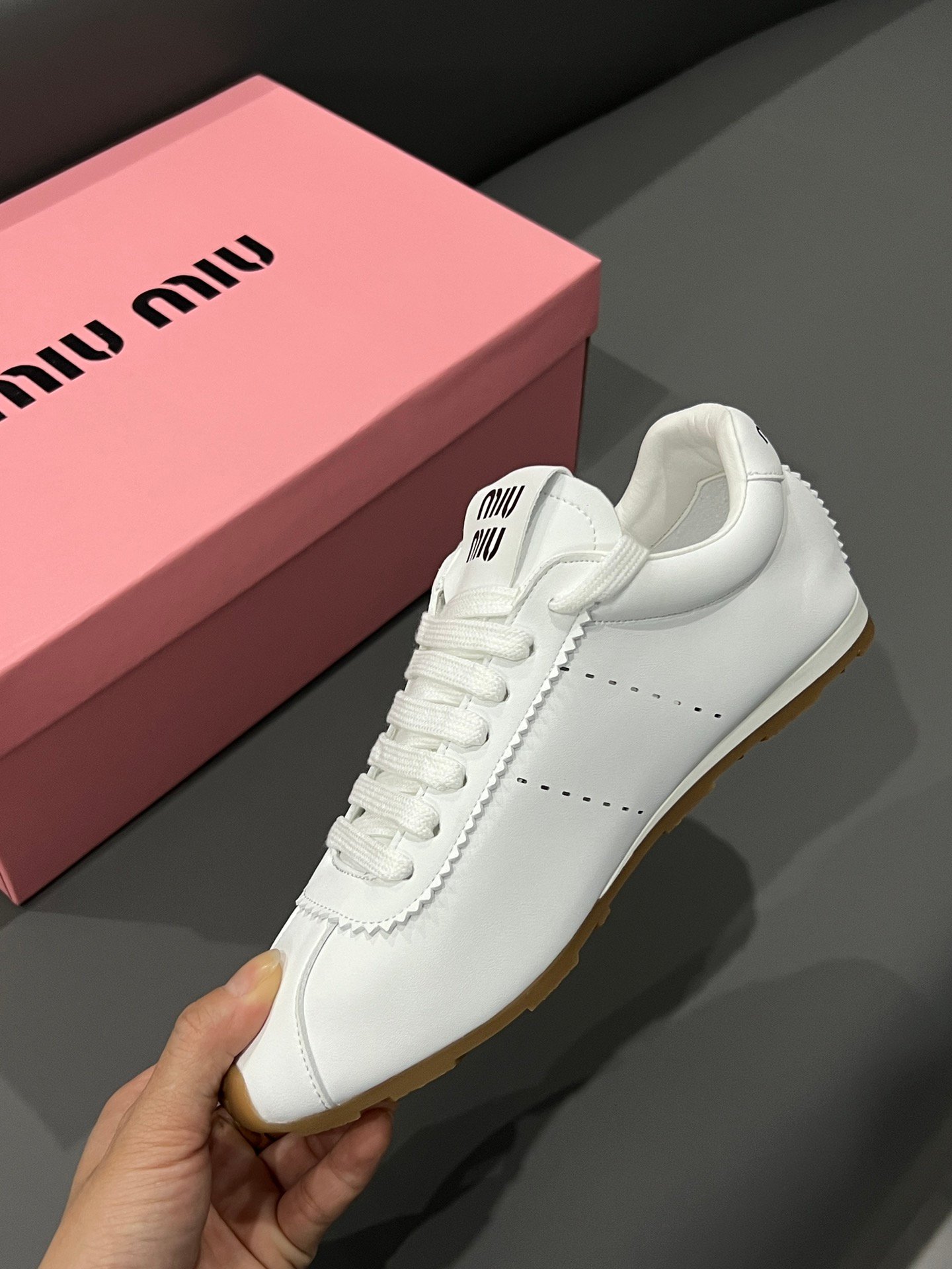 MIU Retro Trainer White - Sneakers - Image 5