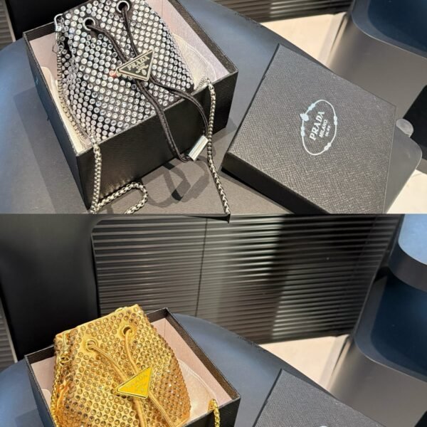 PR Crystal Mesh Bucket - Bag