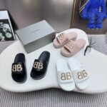 BAL BB Pool Slides Black/White/Pink – Slides