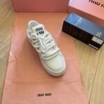 MIU Matelassé Sneakers – Sneakers – Red