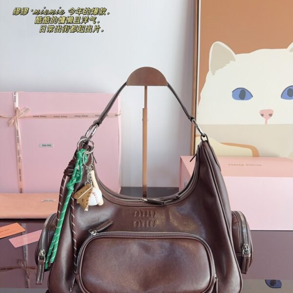 MIU Wander Brown Leather - Bag