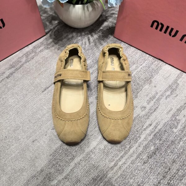 MIU One-Strap Ballerina Flats - Shoes
