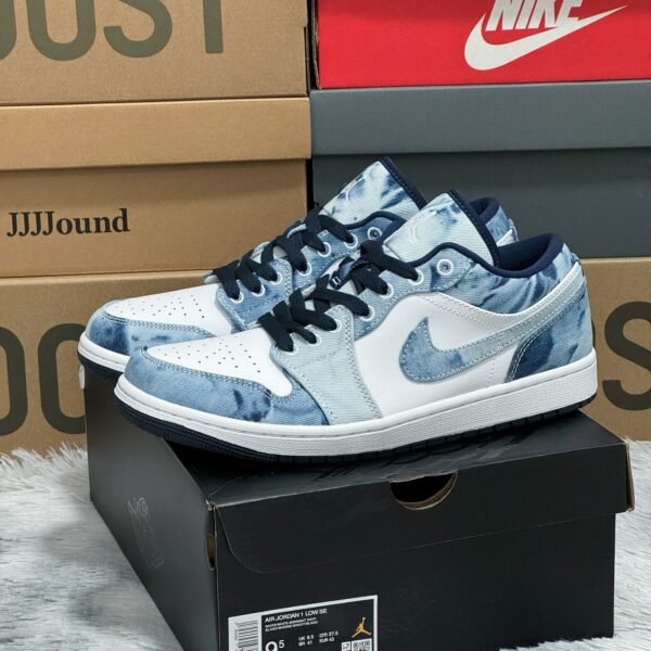 NK Air Jordan 1 Low SE Denim - Sneakers
