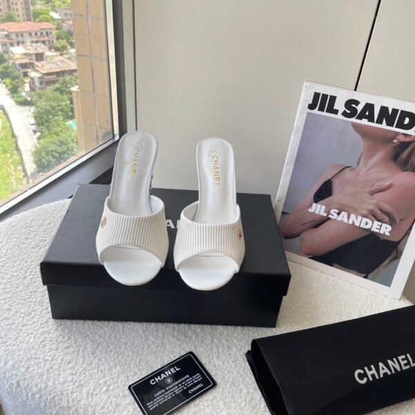 CC Pearl Embellished Mules - Heels