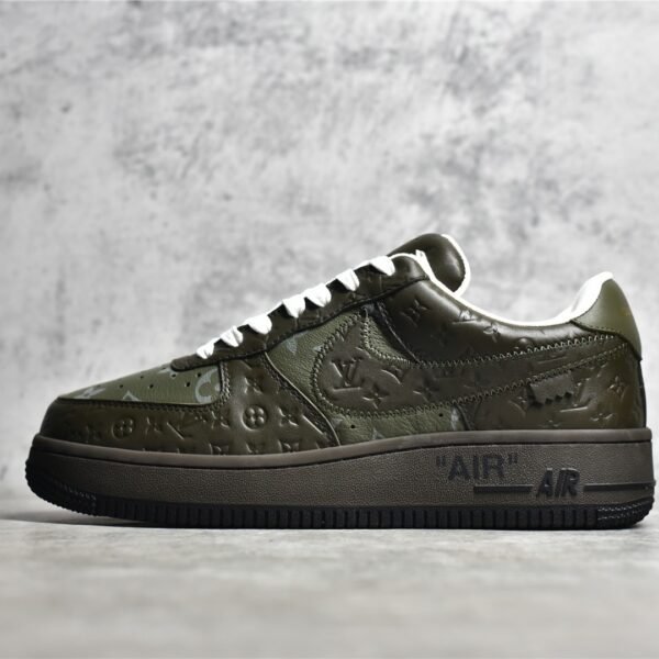 LV Air Force 1 by Virgil Abloh Monogram Green - Sneakers