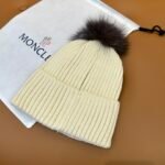 MCL Ribbed Wool Beanie Cream – Hat – Red