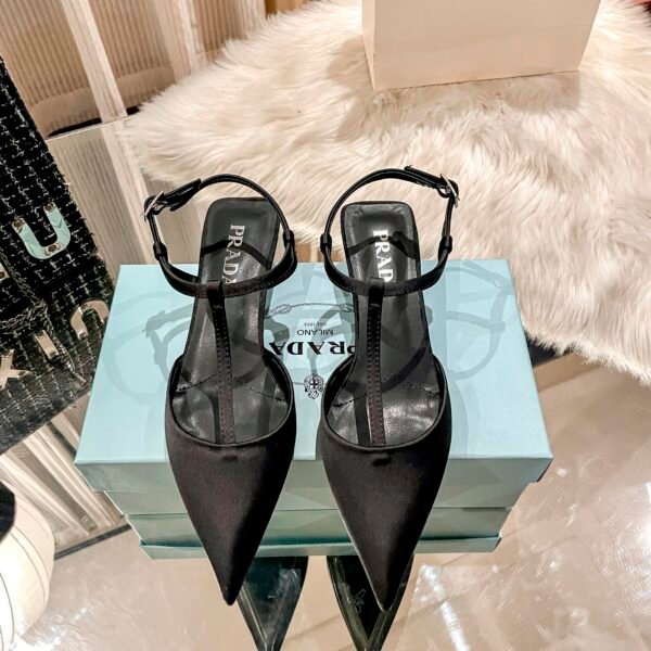 PR Pointed Toe Slingback Pumps - Heels