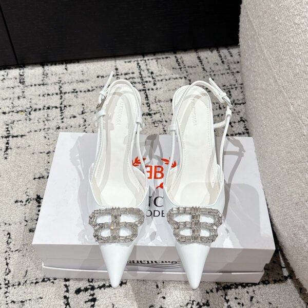 BAL Crystal BB Slingback Pumps - Heels
