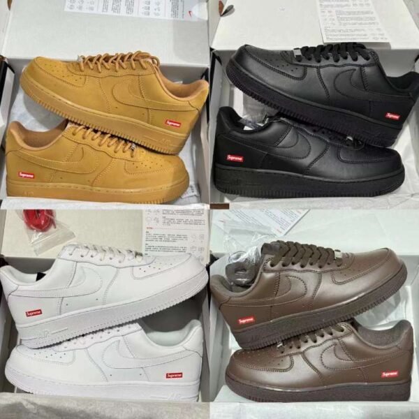 NK Air Force 1 Low Supreme Various Colors - Sneakers