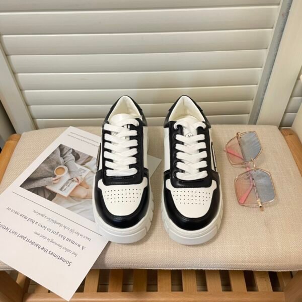 PR Downtown Black/White Leather - Sneakers