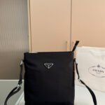 PR Nylon Messenger Black Nylon – Bag