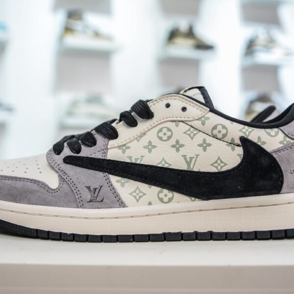 NK Air Jordan 1 Low LV Custom - Sneakers