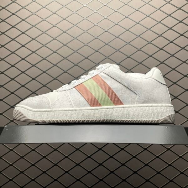 GG Screener White GG Canvas - Sneakers