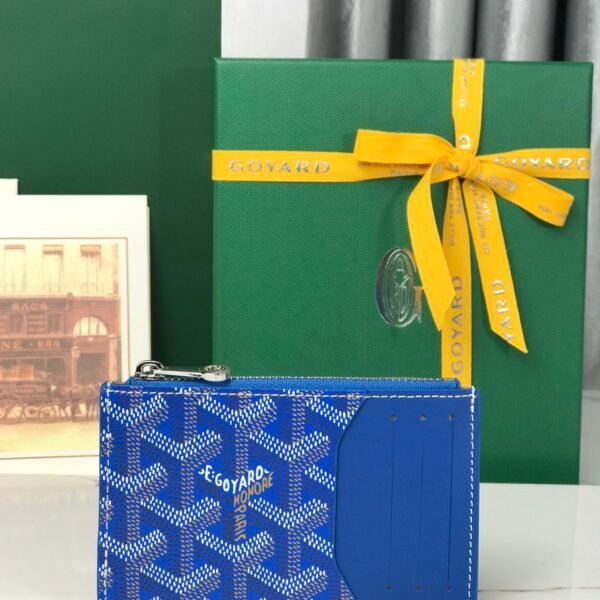 GYD Saint Sulpice Card Holder Blue GYDine Canvas - Wallet