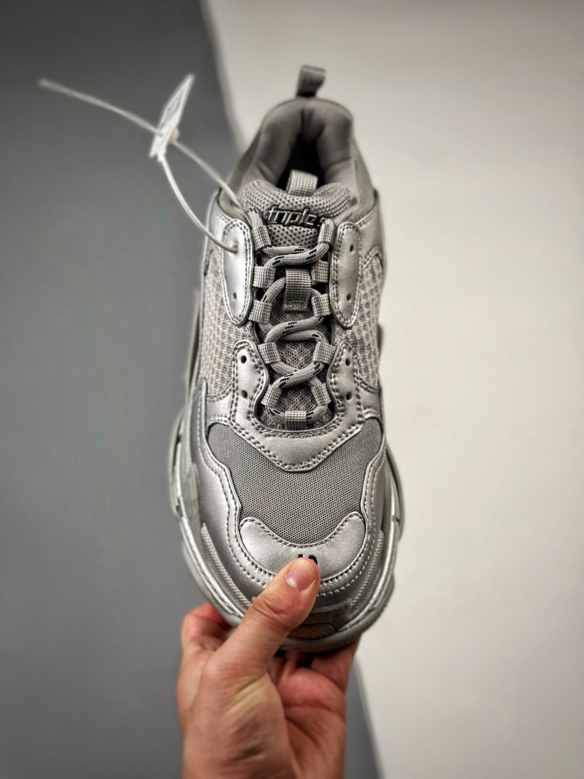 BAL Triple S Silver – Sneaker — 2