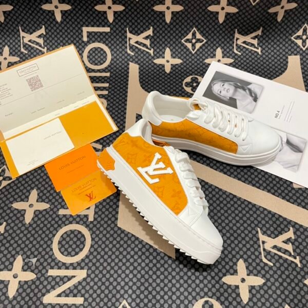 LV Time Out Sneaker Orange Monogram - Sneakers