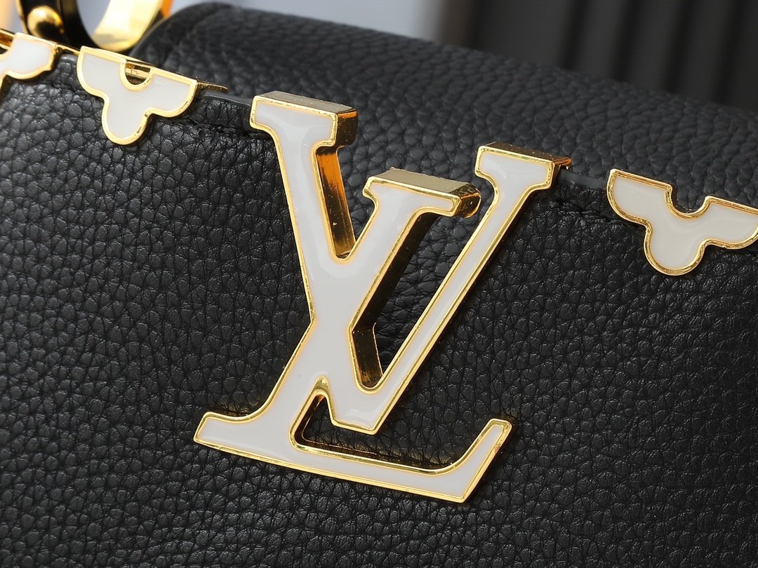 LV Capucines BB Black Leather - Bag - Image 5