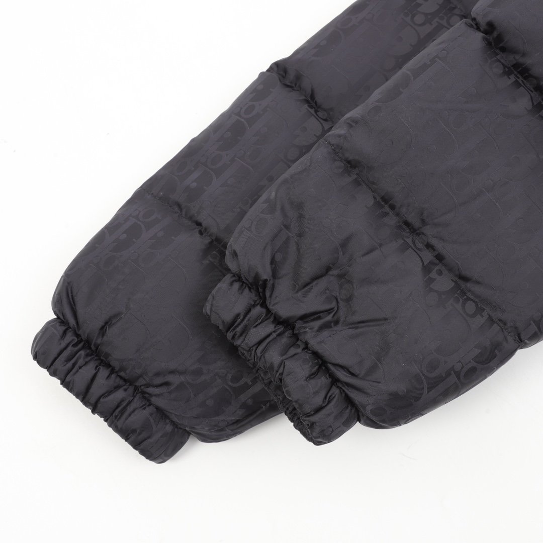 CD CD Oblique Puffer Jacket Black - Jacket - Image 7