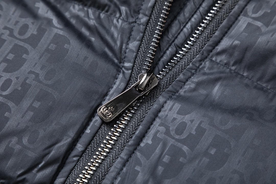 CD CD Oblique Puffer Jacket Grey Oblique - Jacket - Image 9