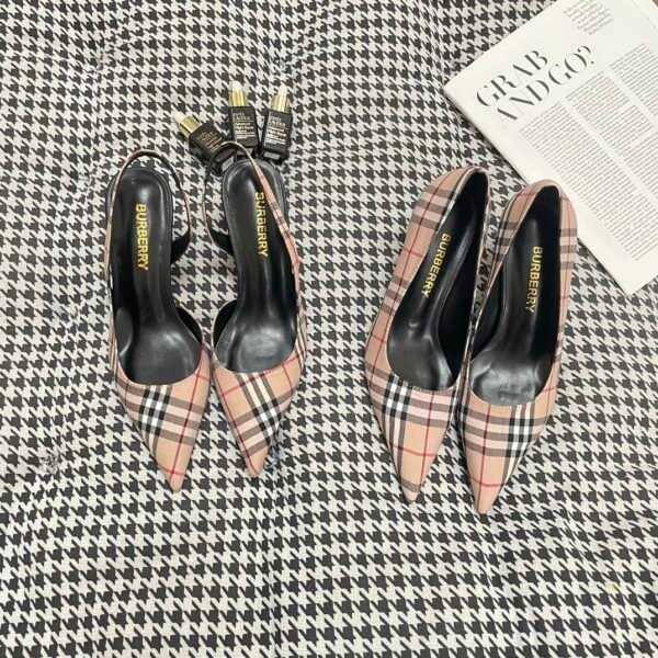 BBR Vintage Check Pumps - Heels