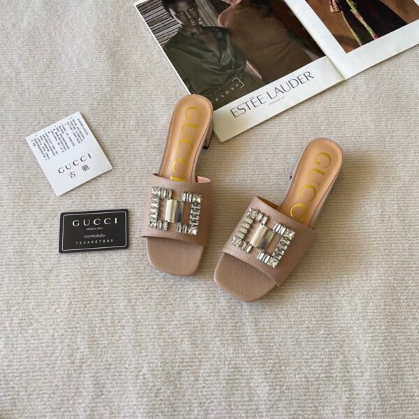 GG Interlocking G Slide Sandals - Sandals
