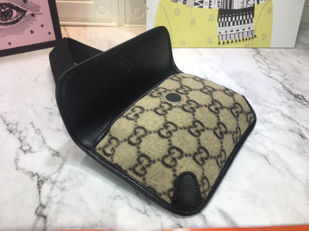 GG Ophidia GG Supreme Beige/Black - Belt Bag - Image 7