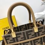 FD FDgraphy Small Zucca Canvas – Bag – Brown