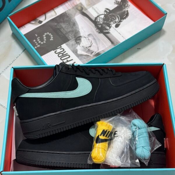 NK Air Force 1 Low Tiffany & Co. Black/Blue - Sneakers