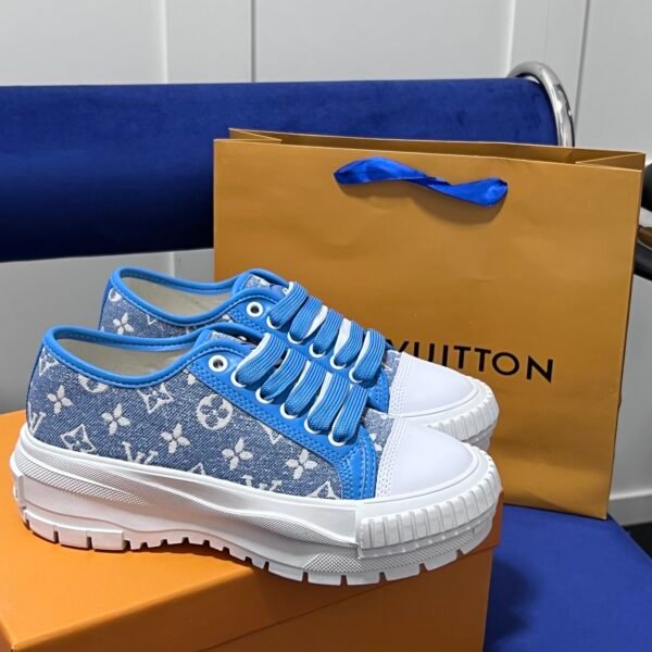 LV Stellar Sneaker Denim Monogram - Sneakers