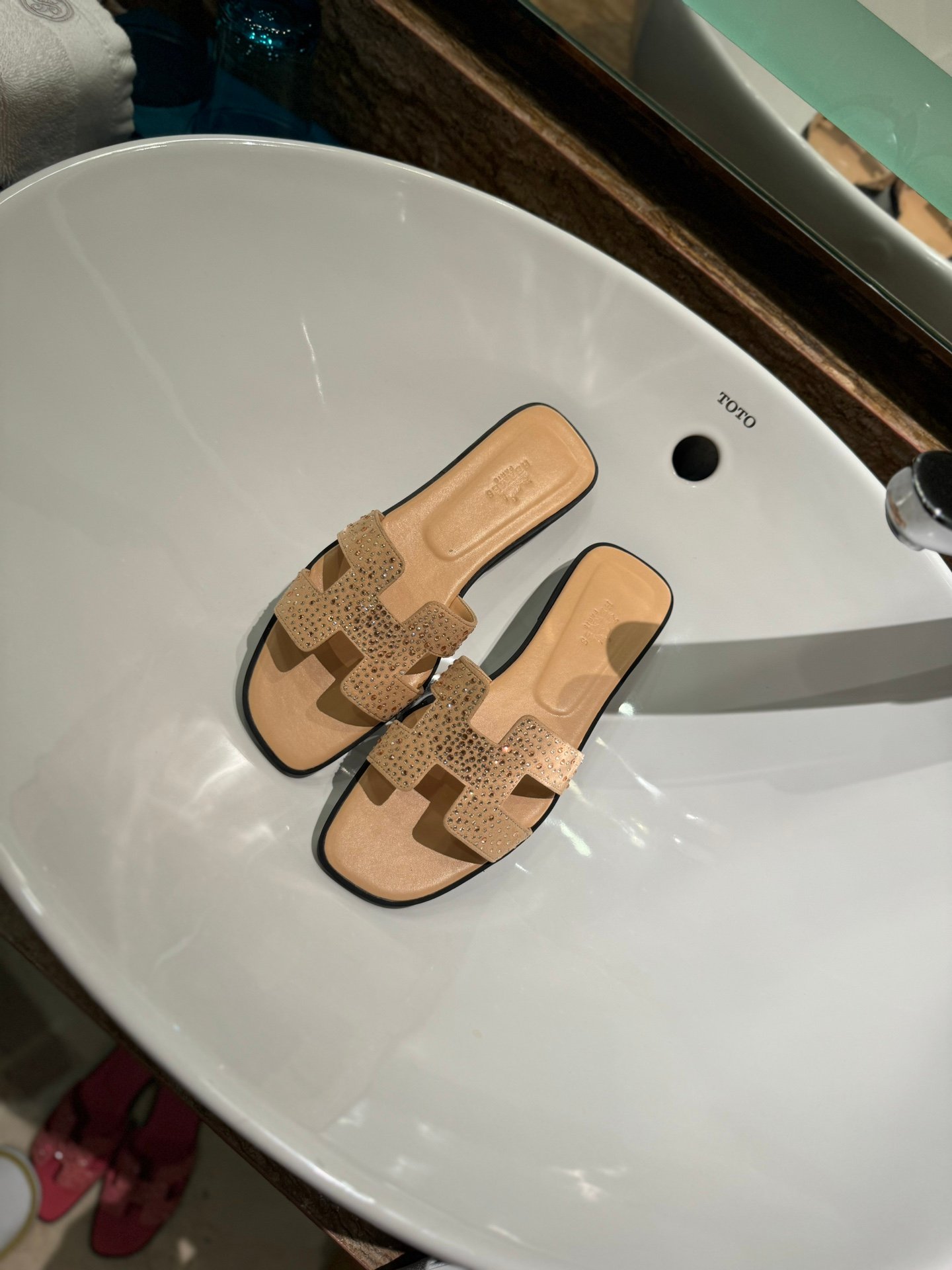 HM Oran Sandals Beige Leather - Sandals - Image 6