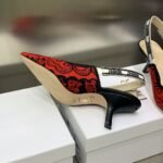 CD J'ACD Slingback Pump Red Embroidered – Heels