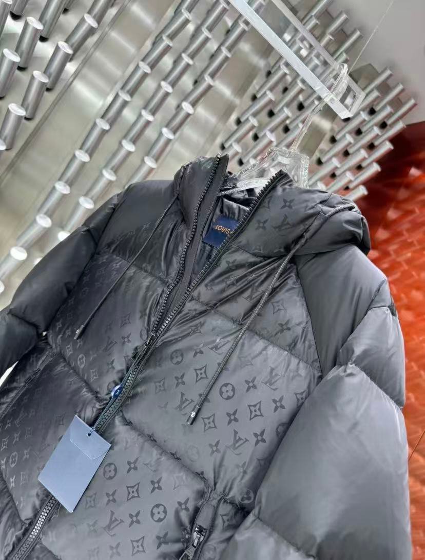 LV Monogram Puffer Jacket Black Monogram - Jacket - Image 9