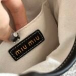 MIU Wander Matelassé Black Leather – Borsa