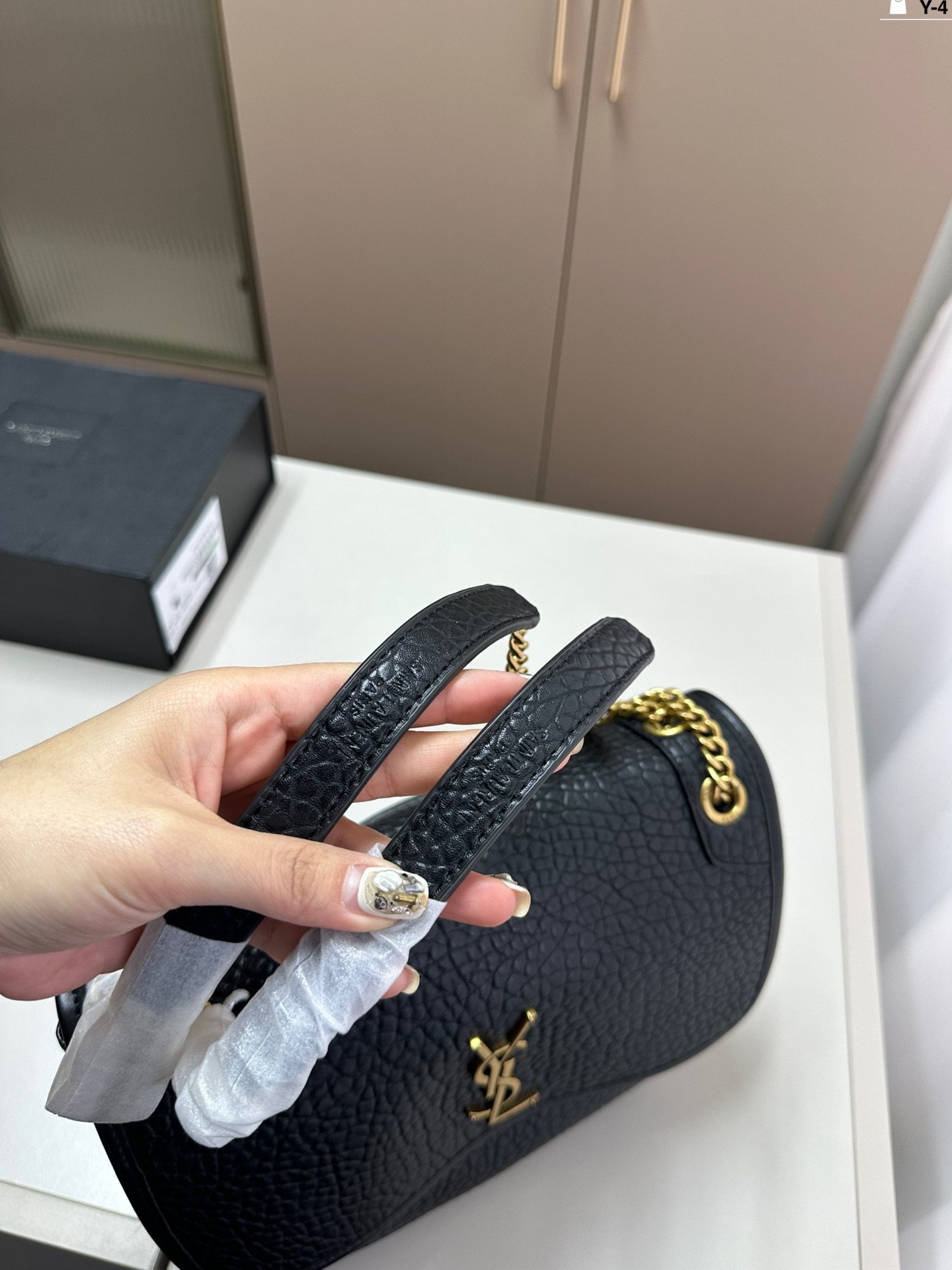 YSL Niki Medium Black Leather - Bag - Image 8