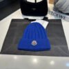 MCL Ribbed Wool Beanie Blue - Hat