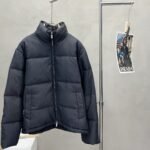 CD CD Oblique Puffer Jacket 46 Blue – Giacca