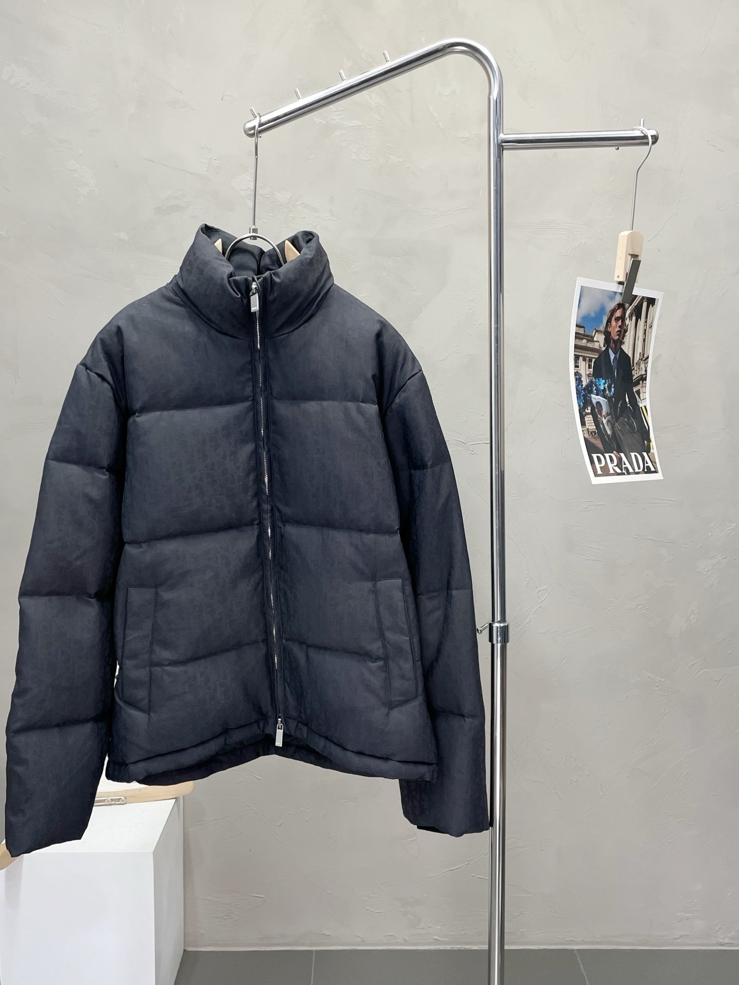 CD CD Oblique Puffer Jacket 46 Blue - Jacket - Image 3