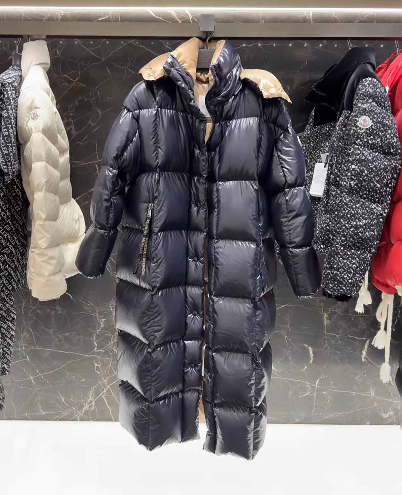 MCL Parnaiba Long Down Coat Black - Coat - Image 2
