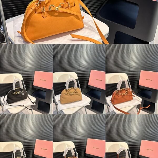 MIU Wander Orange Leather - Bag
