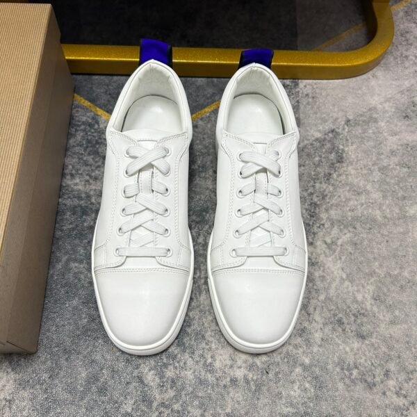CD Vieira Spikes White/Blue Leather - Sneakers