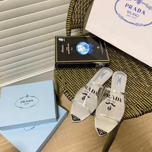PR Logo Plexi Mules - Shoes