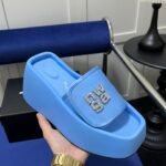 BAL Puffer Slide Blue – Slides