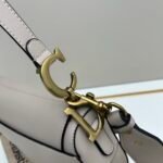 CD Saddle Large Beige Leather – Bag